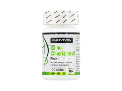 Survival Zinc Chelated Fair Power - 100 tablet