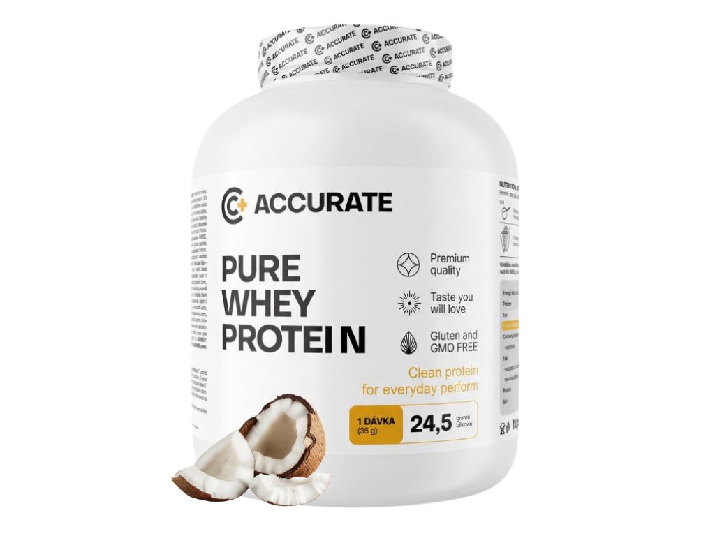 Accurate+ Pure Whey - 2000 g Příchuť: Coconut