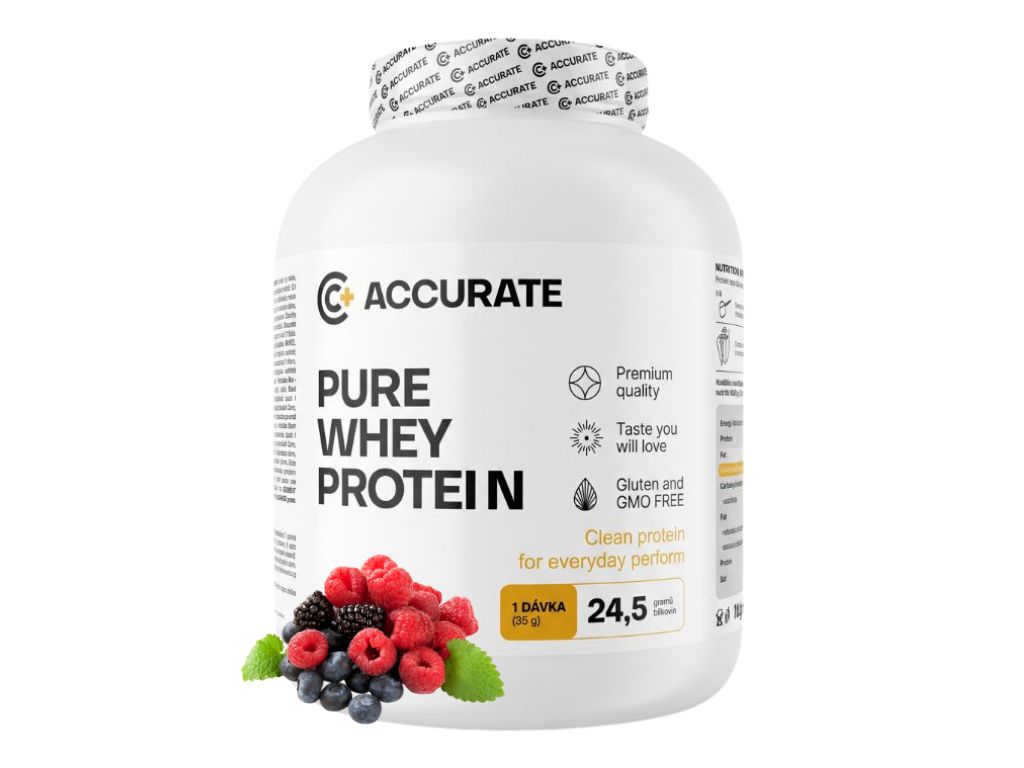Accurate+ Pure Whey - 2000 g Příchuť: Forest Fruits