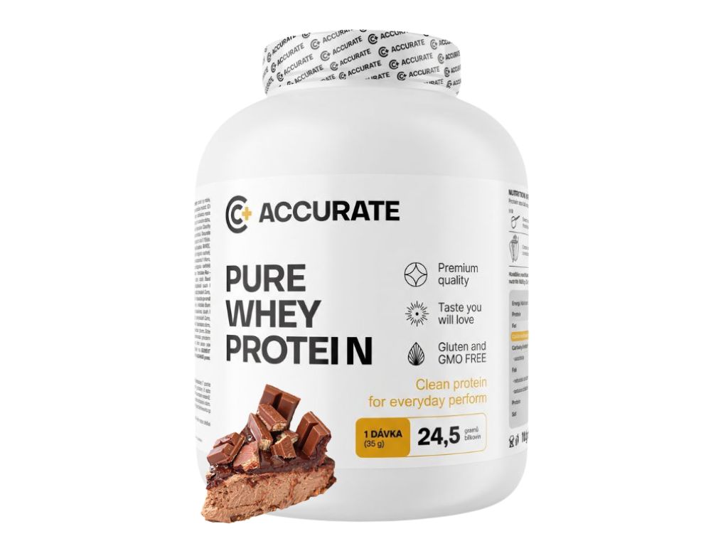 Accurate+ Pure Whey - 2000 g Příchuť: Chocolate wih Kit Kat