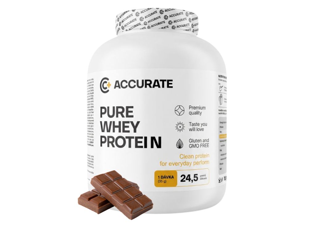 Accurate+ Pure Whey - 2000 g Příchuť: Chocolate