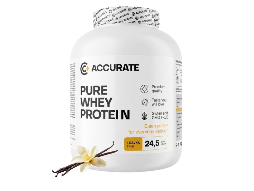 Accurate+ Pure Whey - 2000 g Příchuť: Vanilla