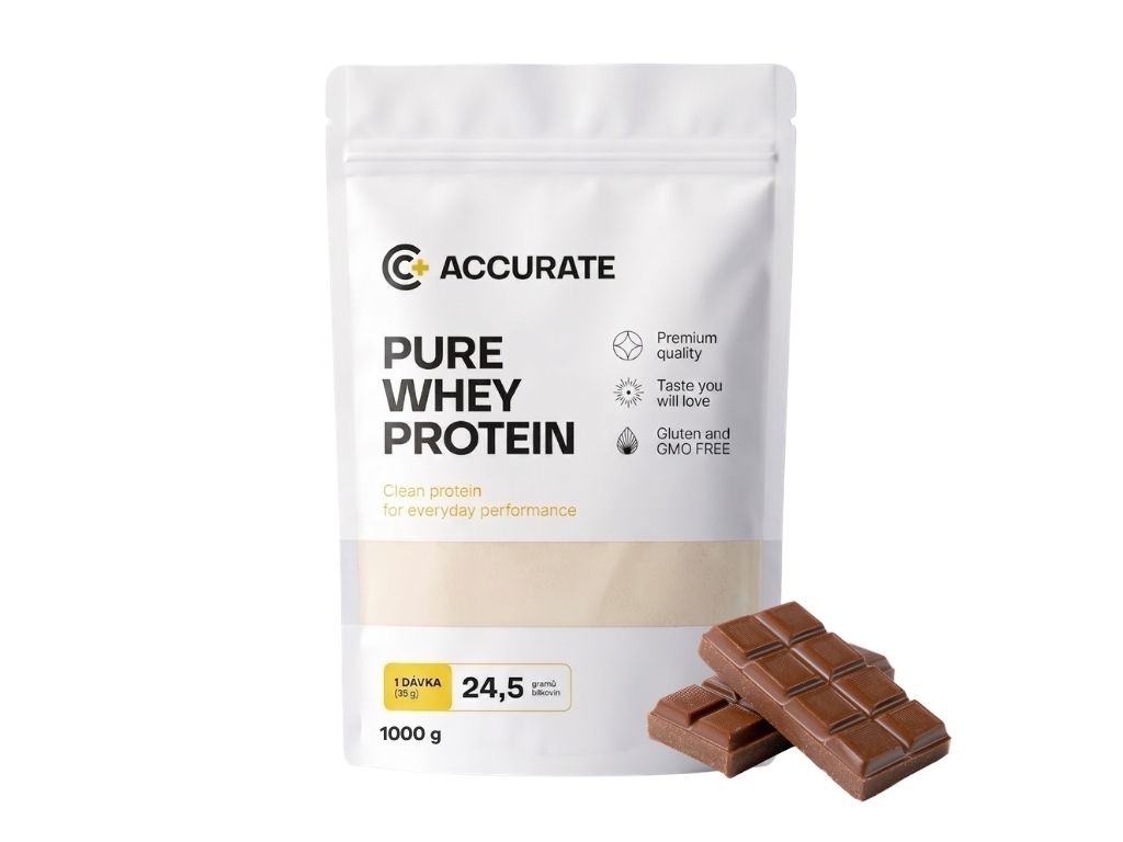 Accurate+ Pure Whey - 1000 g Příchuť: Chocolate