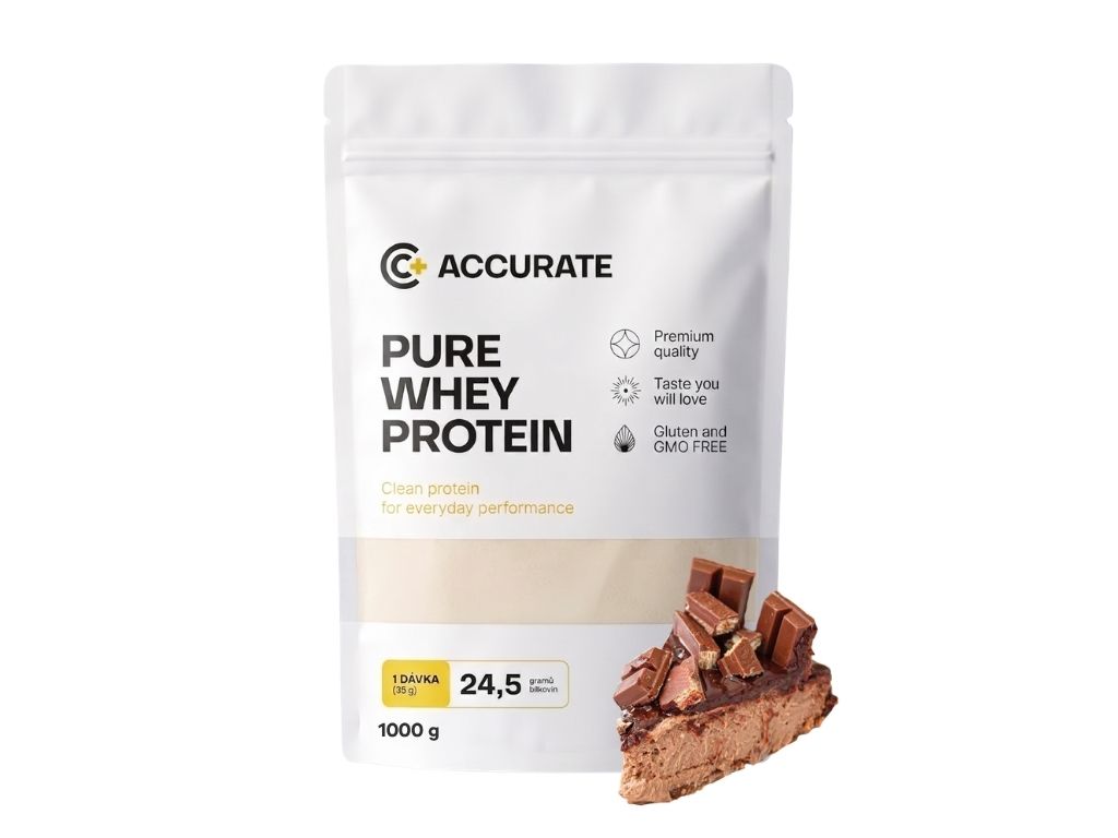 Accurate+ Pure Whey - 1000 g Příchuť: Chocolate wih Kit Kat
