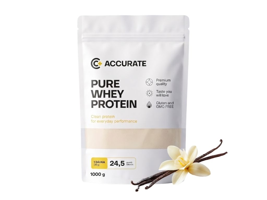 Accurate+ Pure Whey - 1000 g Příchuť: Vanilla