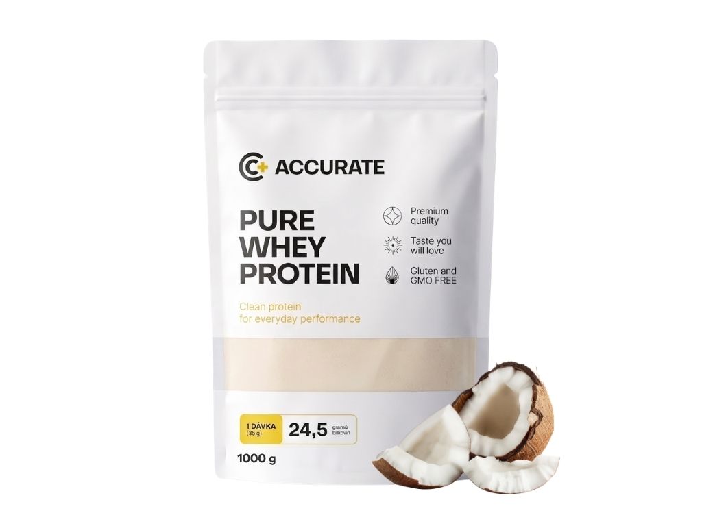 Accurate+ Pure Whey - 1000 g Příchuť: Coconut