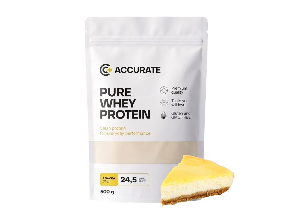 Accurate+ Pure Whey - 500 g Příchuť: Lemon Cheesecake