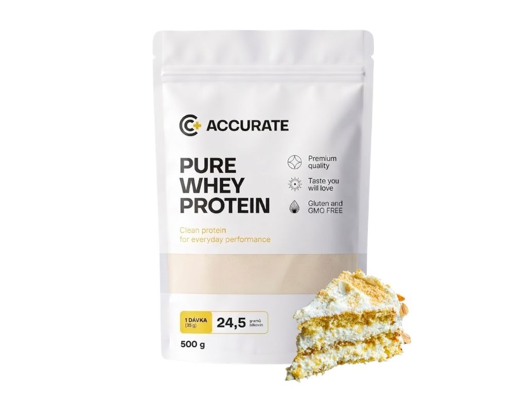 Accurate+ Pure Whey - 500 g Příchuť: White Raffaelo