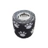 YellowSPORT Fixační kohezivní obinadlo 5cm - 4,5 m černé tlapky
