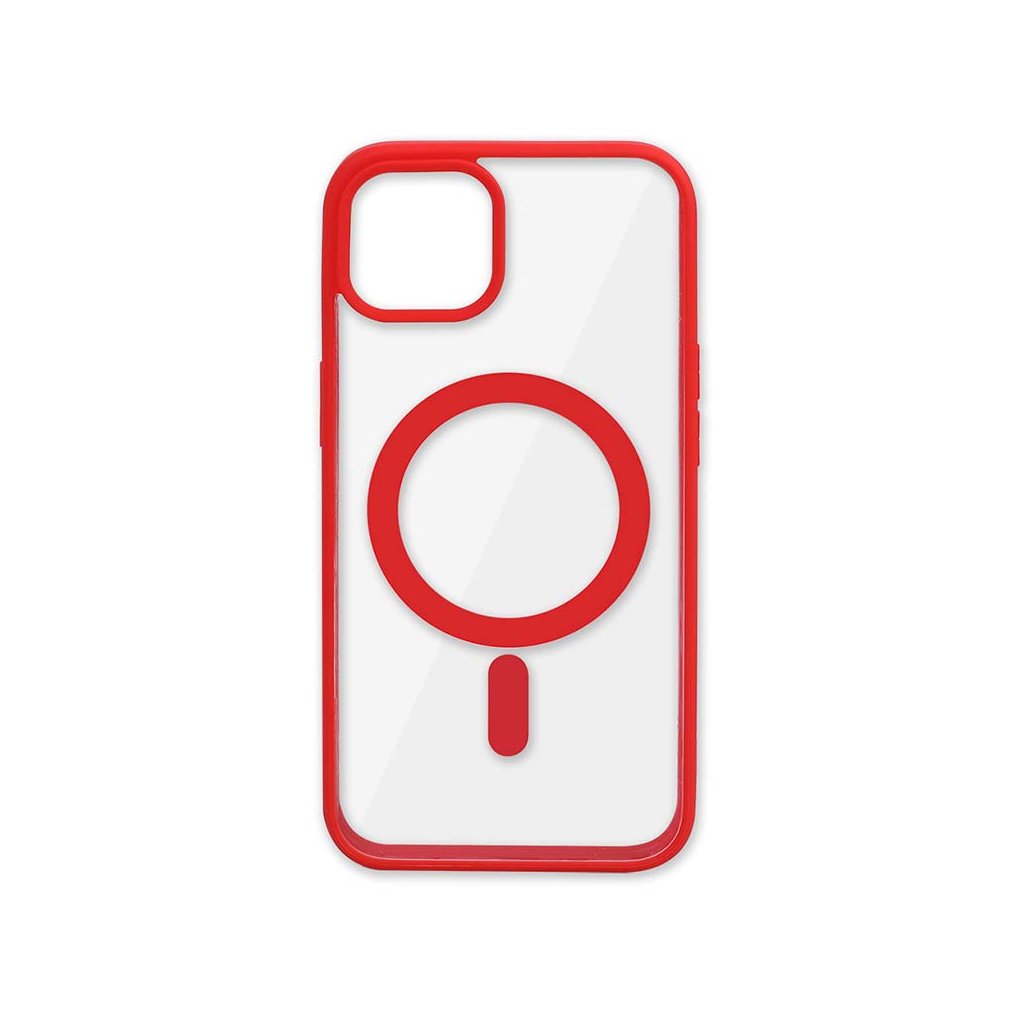 Silikonový obal na iPhone s Magsafe - Červený