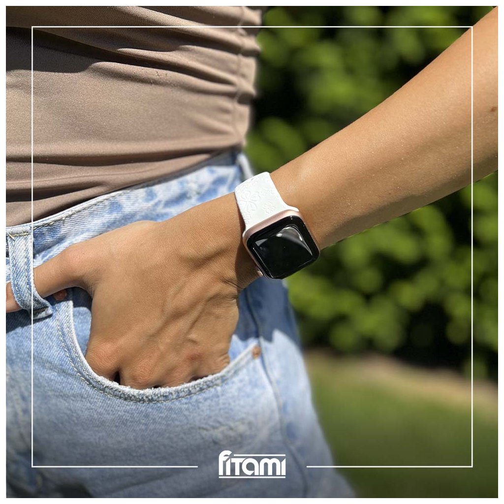 2551 letni reminek pro apple watch bily ctyrlistek