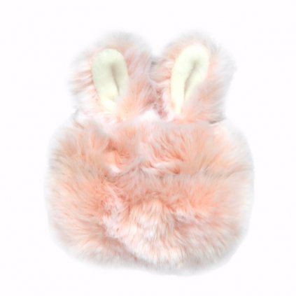 Chlpáčik obal na AirPods Pro - Růžový králík