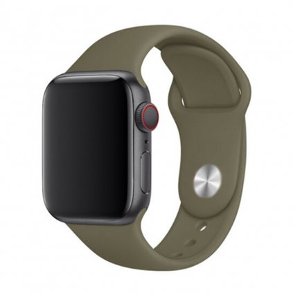 Jednobarevný řemínek pro Apple Watch - Khaki