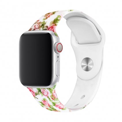 1296 reminek s potiskem pro apple watch ruzovy sad