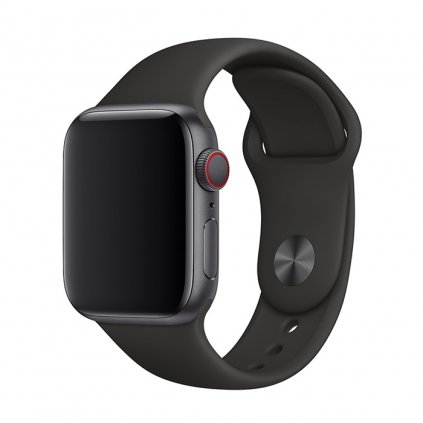 Jednobarevný řemínek pro Apple Watch - Černá