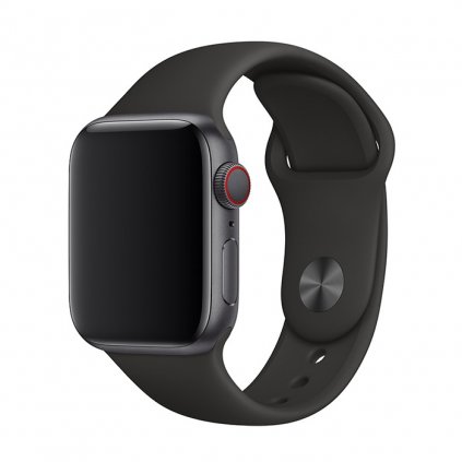 Jednobarevný řemínek pro Apple Watch - Černý