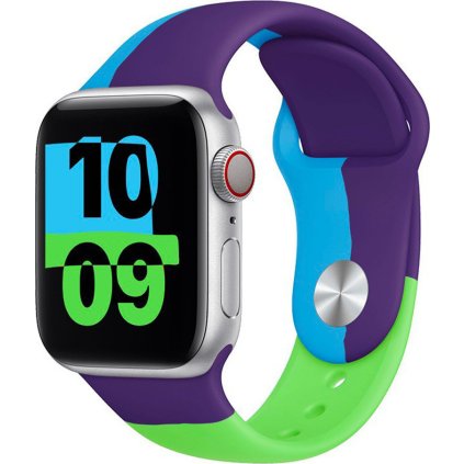 Barevný řemínek pro Apple Watch - Blues (Velikost 38/40/41mm, Obvod S-M (menší až střední obvod zápěstí), Barva Modrá)