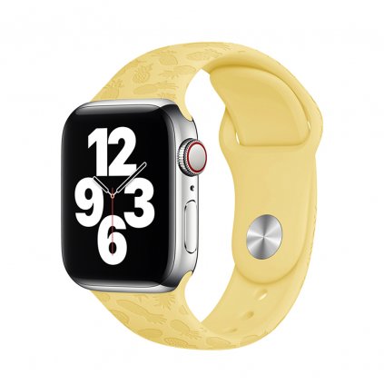 Letní řemínek pro Apple Watch - Žlutý ananas