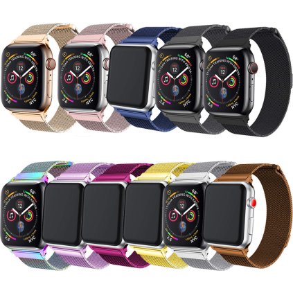 Milánský tah magnetický pro Apple Watch 38/40/41/42(S10)mm (Barevná varianta Černá)