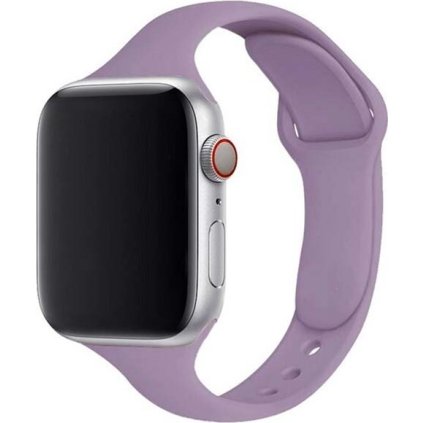 Dámský jednobarevný řemínek pro Apple Watch - Fialový (Velikost 38/40/41mm, Obvod S-M (menší až střední obvod zápěstí), Barva Fialová)