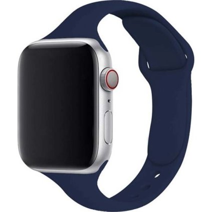 Dámský jednobarevný řemínek pro Apple Watch - Midnight Blue (Velikost 38/40/41mm, Obvod S-M (menší až střední obvod zápěstí), Barva Tmavě modrá)