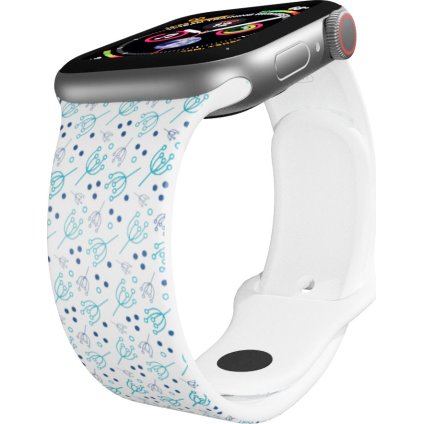 Apple watch řemínek Bršlice modrá (Barva Černá, Rozměr 38/40/41mm)