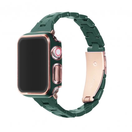 1731 2 elegantni reminek s pouzdrem pro apple watch zeleny