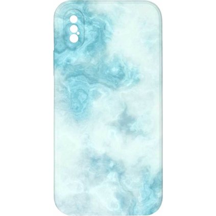 9057 svetle modry mramor pro iphone x xssvetle modry mramor