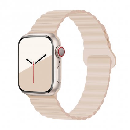 2599 stylovy reminek s magnetem pro apple watch bezovy