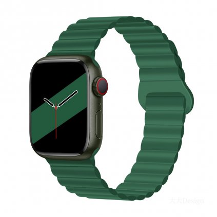 2605 stylovy reminek s magnetem pro apple watch khaki