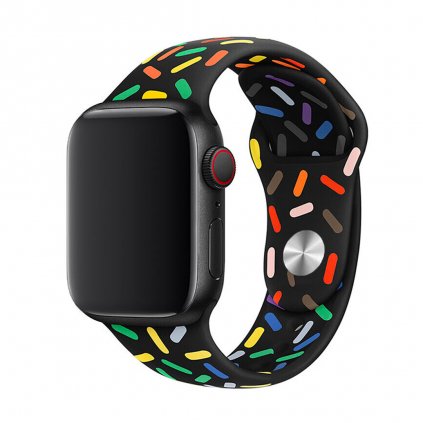 2665 1 jednobarevny reminek pro apple watch black cake