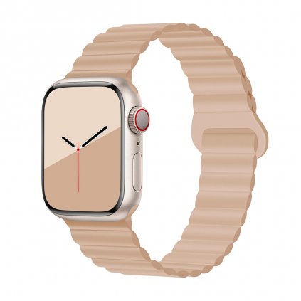 2772 stylovy reminek s magnetem pro apple watch pink sand