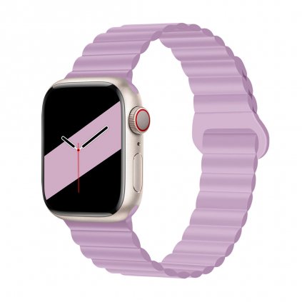 Stylový řemínek s magnetem pro Apple Watch - Fialový