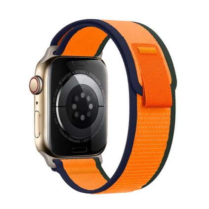 Trailový nylonový řemínek na Apple Watch - Oranžový