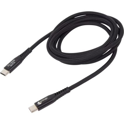 Nabíjecí a datový kabel USB-C to USB-C 60 W (Barva černý)