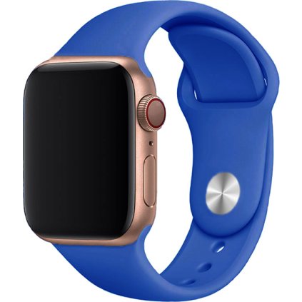 Jednobarevný řemínek pro Apple Watch - Wave Blue (Velikost 38/40/41mm, Obvod M-L (střední až větší obvod zápěstí), Barva Royal Blue)