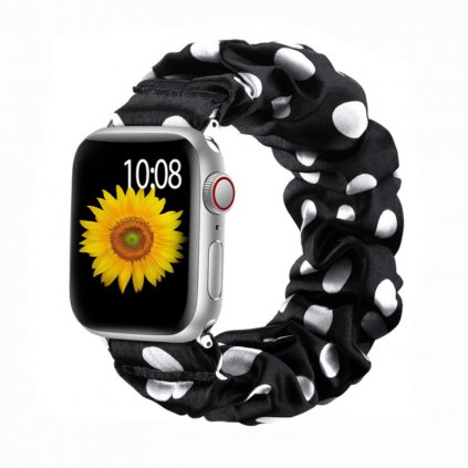 813 stylovy reminek pro apple watch cerno bily