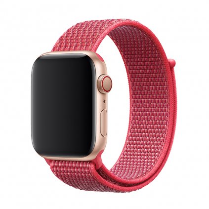 Nylonový řemínek na Apple Watch - Ibišek