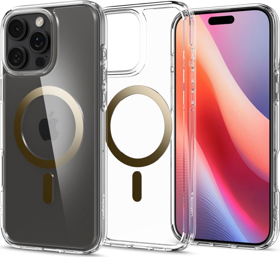 Spigen Ultra Hybrid MagSafe kryt iPhone 16 Pro gold