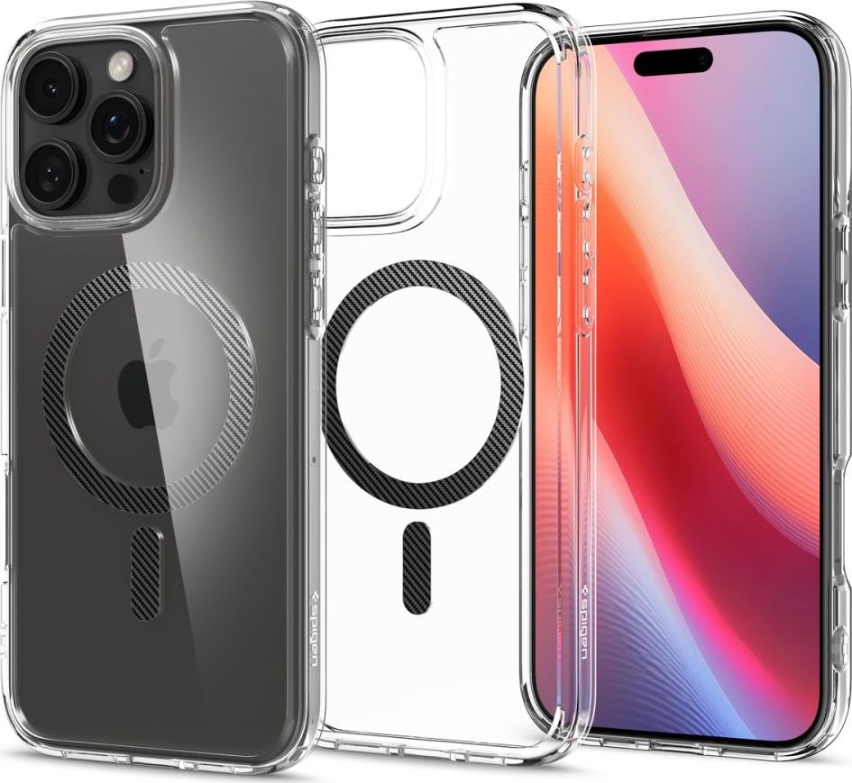 Spigen Ultra Hybrid MagSafe kryt iPhone 16 Pro carbon fiber