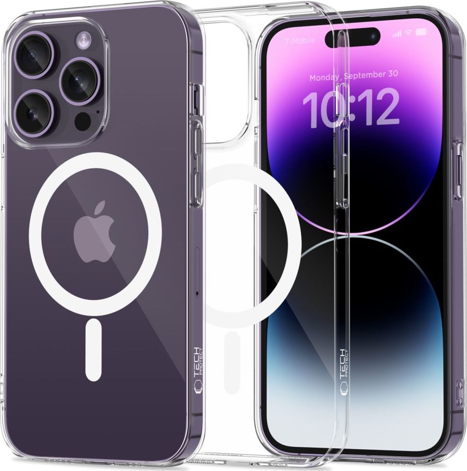 Tech-Protect Ochranný kryt na iPhone 14 Pro MAX - Tech-Protect, FlexAir MagSafe Clear