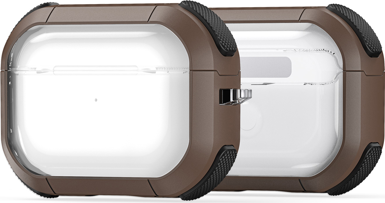 DuxDucis Pouzdro na sluchátka AirPods Pro 1/2 - DuxDucis, PECD Brown