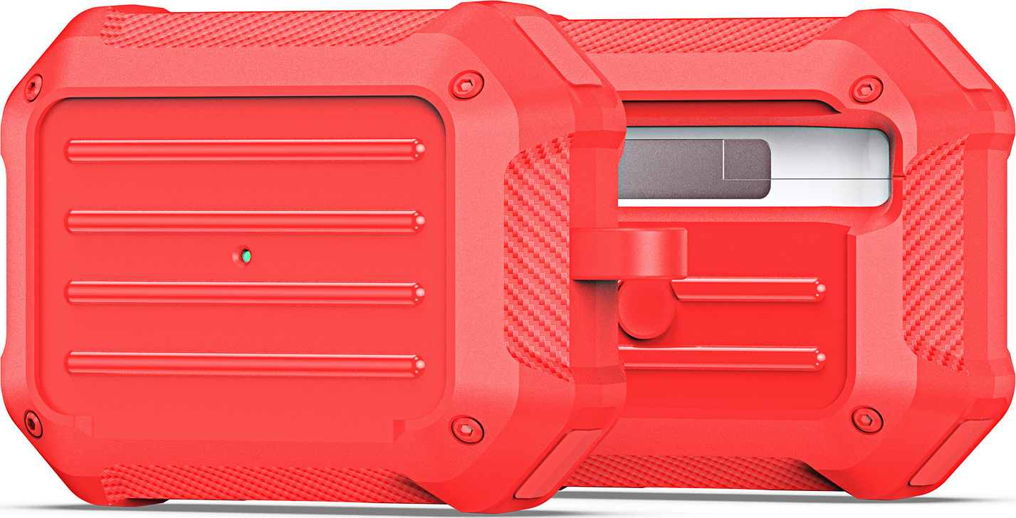 DuxDucis Pouzdro na sluchátka AirPods Pro 1/2 - DuxDucis, PECE Red