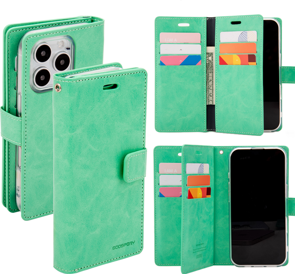 Mercury Ochranné pouzdro na iPhone 16 Pro - Mercury, Mansoor Diary Mint