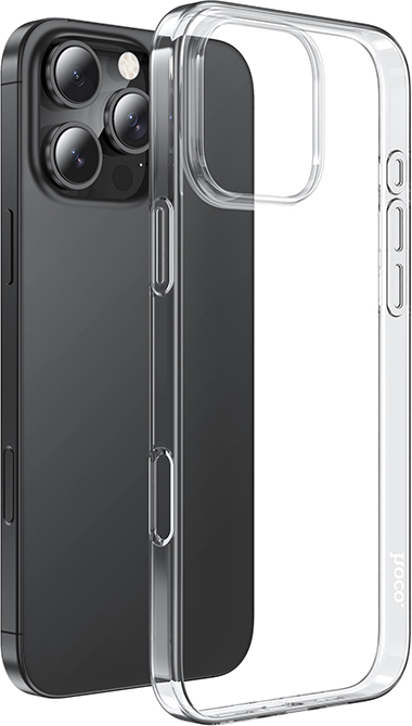 Hoco Ultratenký kryt na iPhone 16 Pro MAX - Hoco, Light Transparent