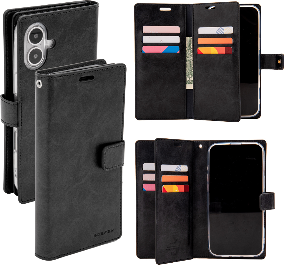 Mercury Ochranné pouzdro na iPhone 16 PLUS - Mercury, Mansoor Diary Black