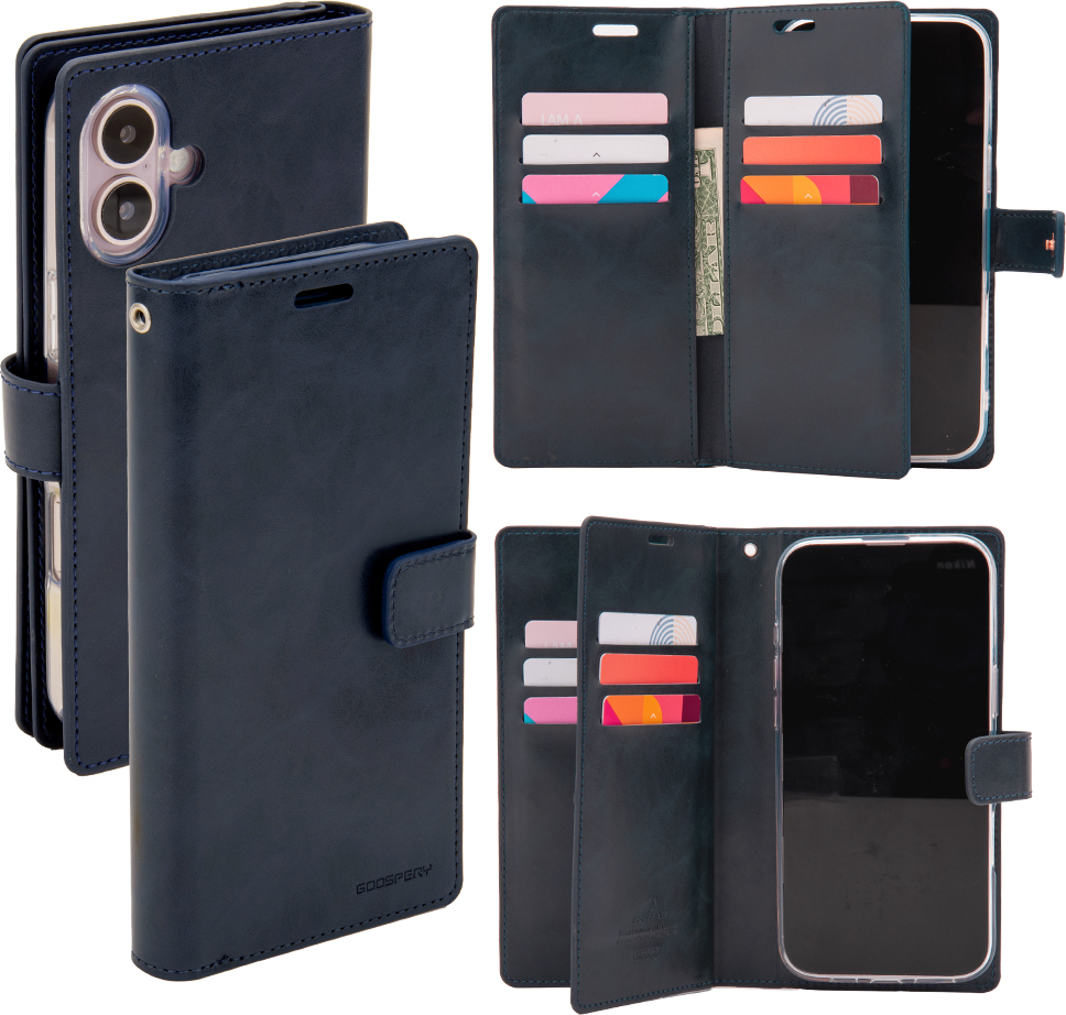 Mercury Ochranné pouzdro na iPhone 16 PLUS - Mercury, Mansoor Diary Navy