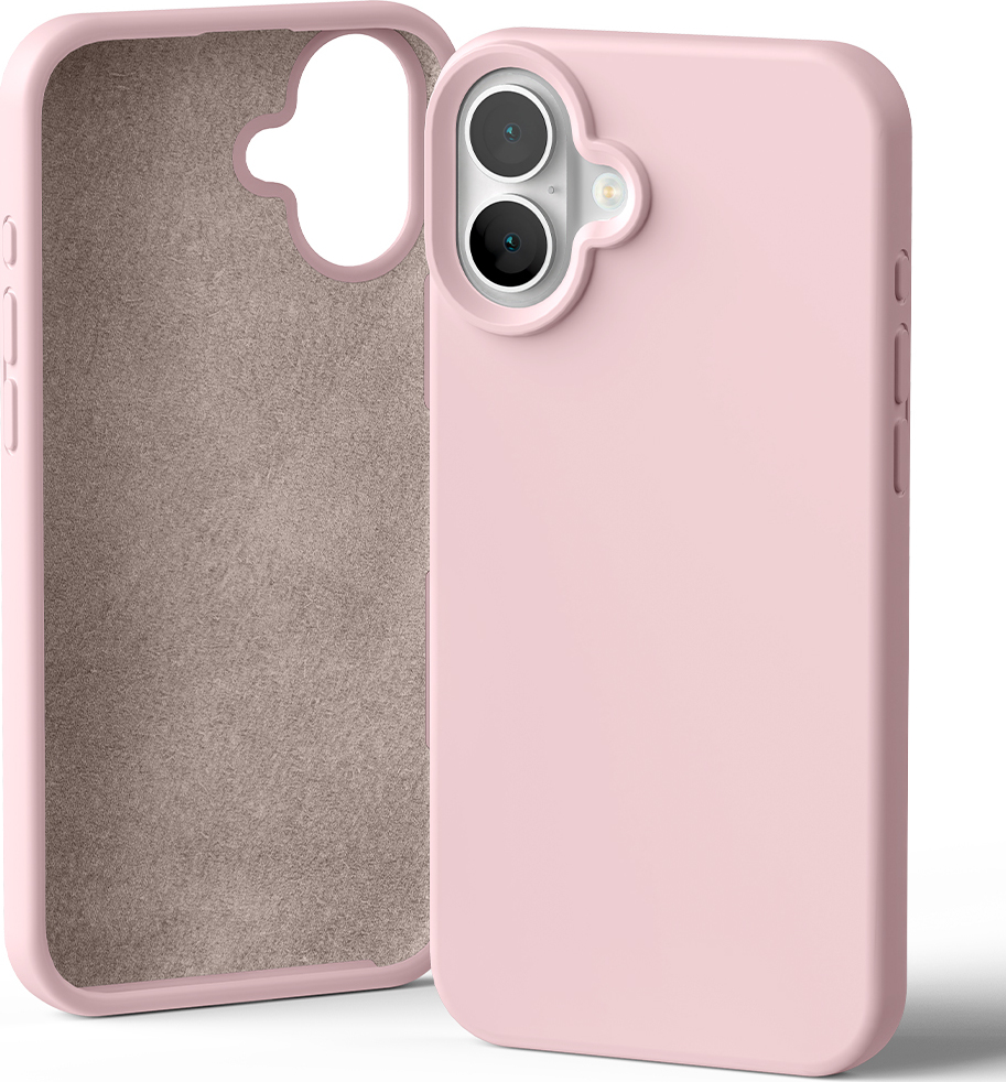 Mercury Ochranný kryt na iPhone 16 PLUS - Mercury, Silicone Pink Sand