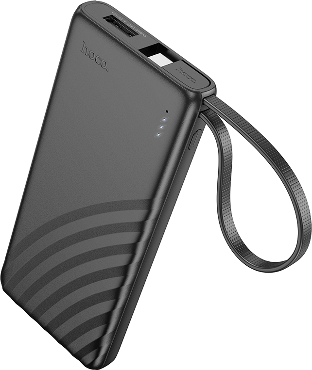 Hoco Externí baterie / powerbanka - HOCO, J129 Nature 5000mAh Black (kabel USB-C)