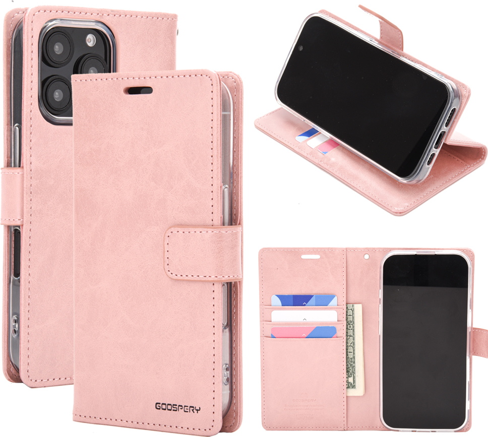 Mercury Ochranné pouzdro na iPhone 16 Pro - Mercury, Bluemoon Diary Rose